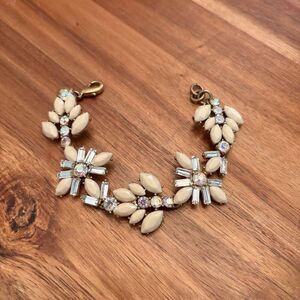 J.Crew | Iridescent Crystal Bracelet | 7” Adjustable